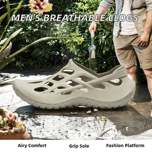 Men's Breathable EVA Clogs <b>Open</b> <b>Toe</b> Slip on Sandals Non Slip Platform Garden <b>Shoes</b> Mules - Product Image 2