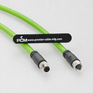 Câble d'extension M8 D-Code 4 broches mâle-femelle 3M blindé haute flexibilité compatible avec Binder pour l'automatisation Profinet EtherCAT - Product Image 5