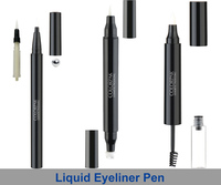 Offre Spéciale – Tube Vide pour Eyeliner Liquide à Marque Blanche avec Pointe en Feutre et Pinceau – Emballage Cosmétique