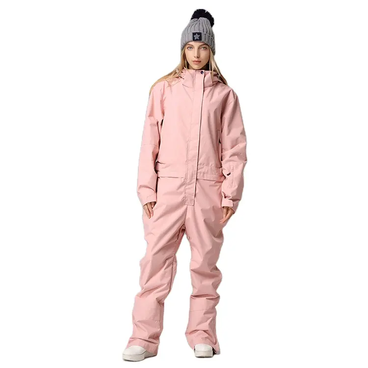 Wholesale Custom Hot Selling High Quality Snow Suit One Piece Ski Suit Snowboard Snowsuits for Woman