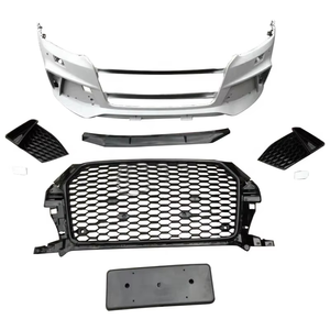 ชุดบอดี้คิทสำหรับรถยนต์ <span class=keywords><strong>SQ3</strong></span> Q3กันชนหน้าสไตล์ RSQ3พร้อมกระจังหน้าสีดำสำหรับรถ Audi Q3 <span class=keywords><strong>SQ3</strong></span> 8U.5 2016 2017 2018 2019 - Product Image 1