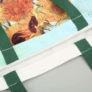 Bolsa de Compras de Lona de Algodón Natural Personalizada y Ecológica de LOONDE, Impresa a Todo Color - Product Image 6