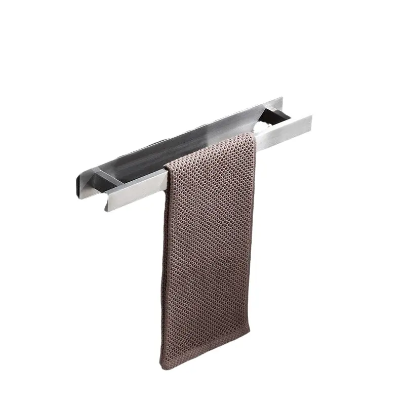 Towel holder stainless steel 304 wall mounted minimalist bathroom single pole towel holder towel holder