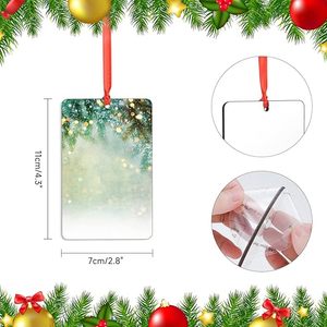 Ornamenti Natalizi in MDF per Sublimazione, Decorazioni Fai-da-Te da Appendere - Product Image 2