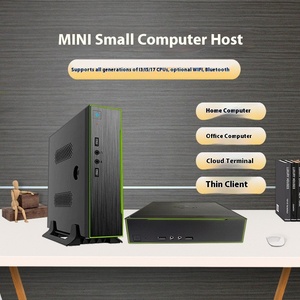 Mini ordenador de oficina en casa, Terminal de nube sin papel, cliente fino con configuración flexible, PC pequeña de metal, fuente de alimentación de 12V - Product Image 4