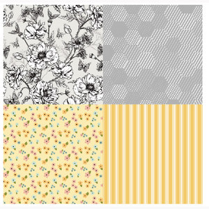 Gf 24 tấm 6 "X6" Dễ Thương Hoa tùy chỉnh khuôn mẫu handmade DIY Craft nền <span class=keywords><strong>Pad</strong></span> chết cắt scrapbooking giấy gói - Product Image 3