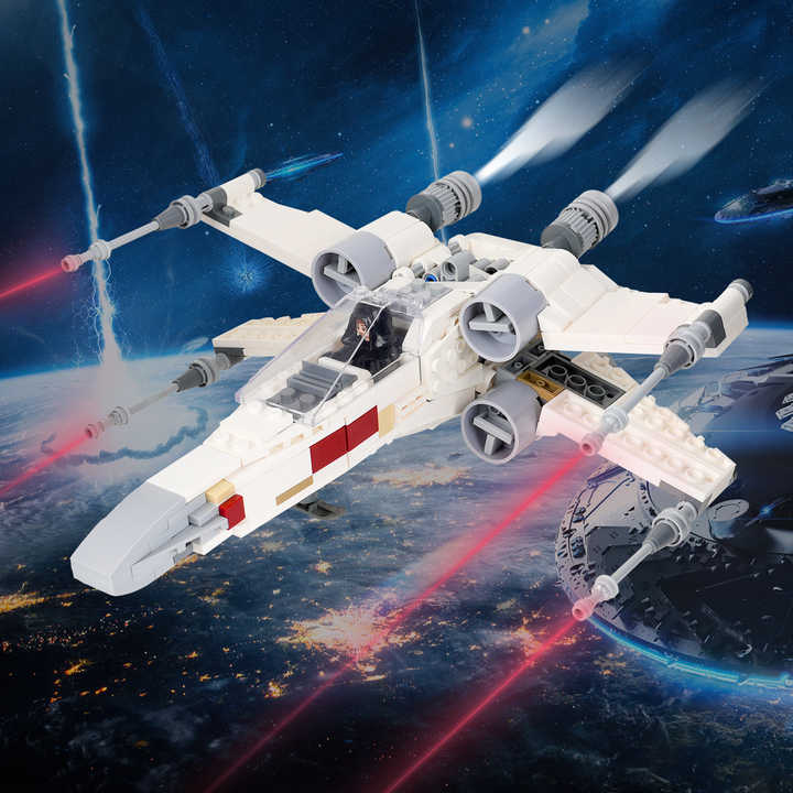 Space Wars X-wingStarfighter MOC MOOXI MOC2176-A Movie Toy Series DIY ...