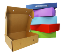 Caja de Envío Plegable en Forma de Libro, de Cartón Corrugado Reciclado, con Logotipo Personalizado Impreso, para Marcas de Comercio Electrónico