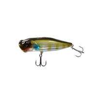 Mini leurre popper de surface 50MM 5G, appât artificiel dur, leurre de surface à effet d'éclaboussure pour poissons prédateurs d'eau douce, matériel de pêche OEM en gros