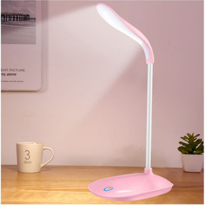 <span class=keywords><strong>USBled</strong></span> charge trois vitesses tactile gradation lampe de bureau ABS matériel dortoir lecture apprentissage Protection des yeux veilleuse alimenté par batterie - Product Image 3