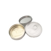 100ml Press It in Tuna Cans Self Seal <strong>Tins</strong> With Black Lids Bulk <strong>Small</strong> <strong>Tin</strong> Ring Pull Can 66*40mm - Product Image 2