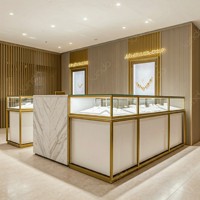 Vitrine de présentation de montres et bijoux de luxe en bois et verre, écologique, recyclable, personnalisée Sundo