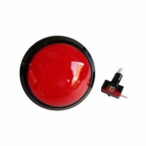 Bouton lumineux convexe en caoutchouc JSJM de 100 mm pour <span class=keywords><strong>machine</strong></span> de jeu d'<span class=keywords><strong>arcade</strong></span> avec support de bouton lumineux et micro-interrupteur - Product Image 4