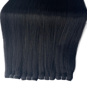 Machine Weft Hair Extensions for Woman Real Human Hair Double Drawn Cuticle Aligned for Comfortable Easy to Install and <strong>Restyle</strong> - Product Image 1