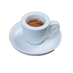 Set di <span class=keywords><strong>Tazze</strong></span> e Piattini in Ceramica per Caffè Espresso, Colore Bianco, 50ml, Vendita all'Ingrosso - Product Image 4
