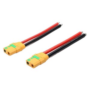 Amass XT90S-F Anti-Spark Connector 45A 6/8/10AWG 10/20/30/40/50/100CM XT90H-F XT90H-M Silicone Wire Custom RC <b>Drone</b> Battery Plug - Product Image 3