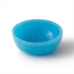 Bols à salade en résine faits à la main au design unique avec finition polie classique, personnalisables, compatibles lave-vaisselle et légers FAIZA CRAFT - Product Image 1
