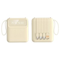Batterie externe portable mini autonome en PVC, 10000 mAh, grande capacité, personnalisable avec impression de logo – Meilleures ventes