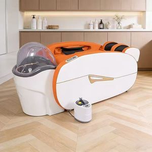 K Fully automatic intelligent electric massage hair washing head therapy bed barbershop beauty bed steam therapy - Product Image 2