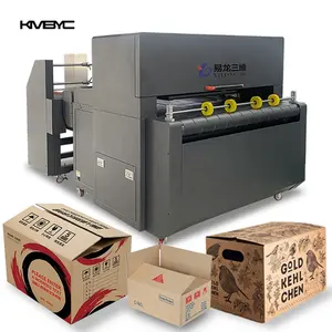 Single Pass Carton Printer Max Printing Width 860 mm Full-color Digital Fast-speed Kraft Box Printing Equipment