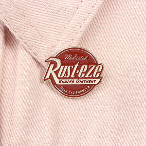 Rouille. <span class=keywords><strong>Eze</strong></span> pare-chocs pommade extrémité arrière formule émail broches drôle voiture course rêve broches revers Badges bijoux cadeau pour enfant ami - Product Image 4