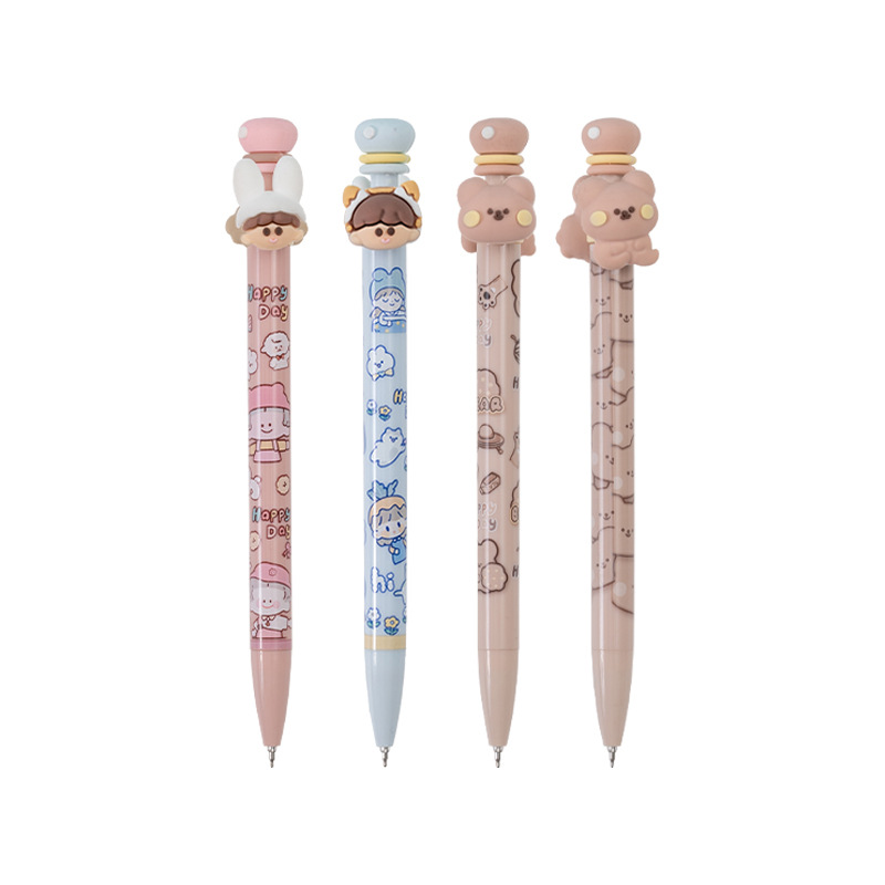 Горячая Распродажа, оптовая продажа, милая Ручка Kawaii с мультяшным дизайном, рекламная гелевая ручка для декомпрессии для студентов