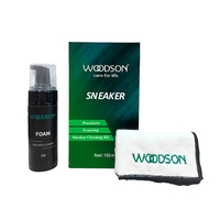 Logo personnalisé Kit de nettoyage de chaussures en tissu biologique Agent Nettoyant pour baskets Supprimer les taches de chaussures Kit de nettoyage pour baskets