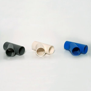 Conector de Tubería en T Inclinado de PVC, 45 Grados, Diámetro Igual, para Sistemas de Agua de Acuarios - Product Image 3