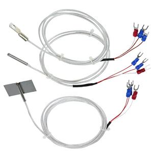 저렴한 플러그인 통합 온도 송신기 3 선 PT1000 스테인리스 스틸 프로브 4-20mA RTD-PT100 온도 센서 - Product Image 1