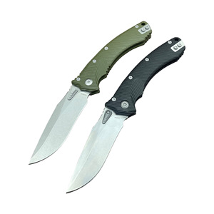 Nouveau couteau pliant amphibie micro-technologique transfrontalier en acier D2 avec manche G10, haute dureté, portable pour le camping en extérieur - Product Image 5
