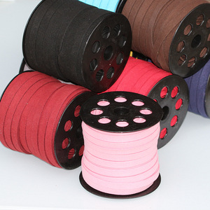 DIY <b>rope</b> material: 8mm Korean suede <b>rope</b>, deerskin <b>rope</b>, bracelet, necklace, braided <b>rope</b>, handmade jewelry accessories S45 - Product Image 1