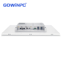 GOWINPC 21.5 Panel PC de Alto Rendimiento con Intel Celeron para Centro de Control |   Windows 10 Triple COM DP para Doble LAN SSD+HDD para