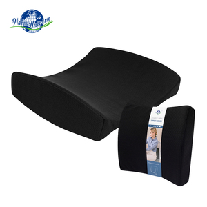Pu bọt thắt lưng trở lại hỗ trợ gối vải thoáng khí Ghế đệm cho nhà xe ghế ngoài trời giáng sinh giảm đau massage - Product Image 4