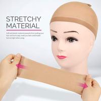 Bonnet de perruque personnalisé en gros avec logo pour la fabrication de perruques, marque privée, bonnet de perruque frontal extensible à bandeau intégré