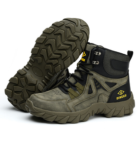 รองเท้าบูทนิรภัยหนังวัวกลับและผ้าใบ รุ่น DFD01 - Product Image 3