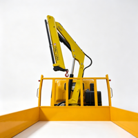 Grue de levage montée sur véhicule, flèche télescopique, hauteur de levage 9,85 m, capacité 4000 kg, installation rapide, conception pliable