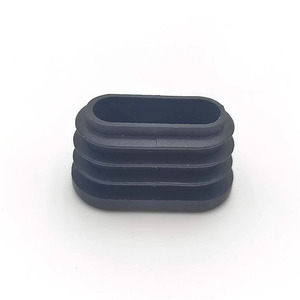 จุกปิดท่อพลาสติกทรงรี สีดำ ขนาด 15x30 20x40 25x50 30x60 สำหรับปิดผนึกท่อ - Product Image 3
