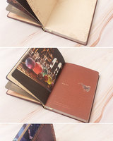 Carnet à couverture rigide Magic Crystal, Journal de style coréen avec dorure à chaud, Agenda artistique créatif pour cadeau, Papeterie de bureau et scolaire