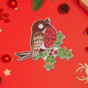 Devinez vous aimez Noël Nouveaux produits Broche en émail en alliage de zinc Snowaman Arbre de Noël Broche Célébrer les festivals Pin Badge - Product Image 3