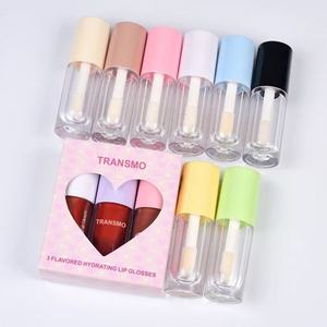 Tube de brillant à lèvres écologique et recyclable, tubes de brillant à lèvres en gros avec étiquette privée, tubes de brillant à lèvres de 8 ml avec grand applicateur - Product Image 1