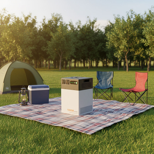 Offre Spéciale – Générateur Solaire Portable 1200W avec Batterie LiFePO4 2009.6Wh et 2 Prises CA pour Événements Extérieurs - Product Image 5