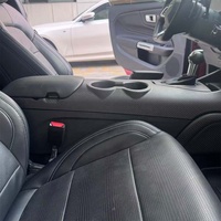 Kits de remplacement intérieur en Fiber de carbone sec pré-imprégné pour console centrale ford Mustang S650 6pc Combo 2024-2026