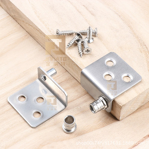 Bisagra oculta de acero inoxidable Kinnet JNT-194 con rodamiento para puerta de gabinete, herrajes para puertas de madera - Product Image 1