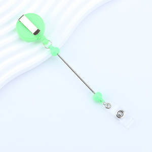 Mulinello con badge con perline fai da te con carta di nome retrattile da ufficio studente infermiera carta d'identità - Product Image 4