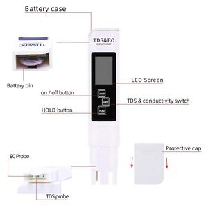 Su için 2 in 1 Ec Tds 1ppm 0.5 elektriksel iletkenlik sensörü ölçer - Product Image 5
