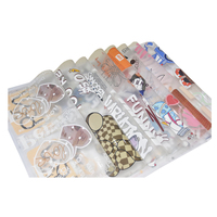 Personalizado DTF/DTG a todo Color de serigrafía hierro en pegatina Logo Transferencia de Calor listo para presionar UV Cup Wraps diseños para camisetas