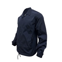 Veste de coach personnalisée pour homme, légère, coupe-vent et imperméable, idéale pour l'automne
