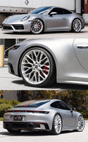 Jantes forgées Supercar Performance 20 pouces 9.5J 5x112/114.3 monobloc polies pour Lamborghini Ferrari Porsche Audi R8
