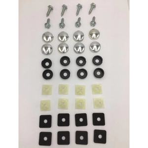 License Plate <b>Frame</b> Accessories 177mm Screw <b>Clips</b> And Hooks For US Standard Plates General Use Plastic Material - Product Image 2