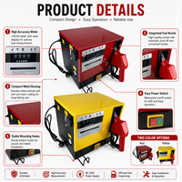 Pompe de transfert d'huile industrielle à moteur diesel mécanique 220V 60LPM avec instrument numérique
